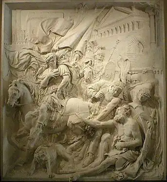 Alexandre et Diogène (1689), Paris, musée du Louvre.