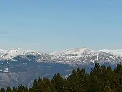 Serra de Moixeró, zone orientale du parc.