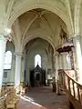 Chapelle sud, vue vers le nord.