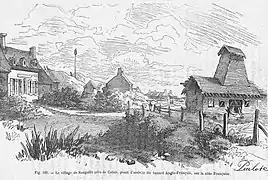Gravure du puits de 1876.