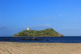 Vue de l'île Saint Macaire le 1er juin 2013.