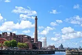 La station de pompage hydraulique du Royal Albert Dock, construite en 1878.