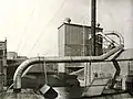 Système d'extraction de sciure, années 1930.