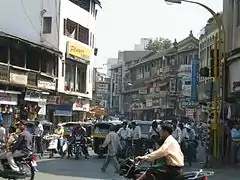 Une rue de Pune.