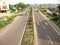 Vue de l'autoroute à Pune.