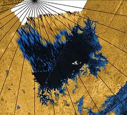 Le Punga Mare photographie par la sonde Cassini