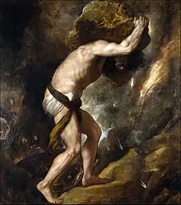 Sisyphe1548-1549, musée du Prado, Madrid