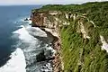 Falaise d'Uluwatu sur la péninsule de Bukit