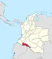 Le département de Putumayo depuis 1991.