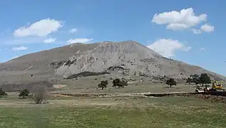 Le Puy de Manse vu du col