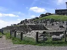 Le temple de Mercure au sommet du Puy de Dôme