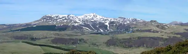 Les Monts d'Auvergne.