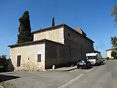 Le chevet de l’église.