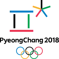 Logo officiel utilisé pour les JO de 2018.