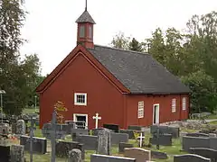 Ancienne église de Pyhämaa (fi).