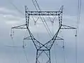 Pylône de type Chat 400 kV 2 ternes.