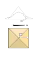 Plan de la pyramide G1B