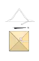Plan de la pyramide G1C attribuée à Hénoutsen