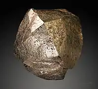 Pyrite octaédrique.