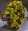 Pyromorphite -Bunker Hill Mine, Idaho, USA (8x7cm)