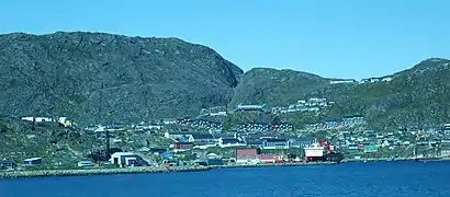 Vue générale de Qaqortoq.