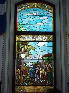 Fondation de la ville de Québec par Samuel de Champlain. Juillet 1608