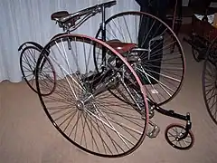 Un modèle de 1885 au musée national du vélo (Velorama) à Nimègue, aux Pays-Bas.