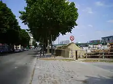 Vue du quai Saint-Exupéry, Paris 16e, à la sortie d'un chantier