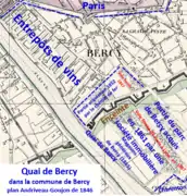 Quai de Bercy en 1846