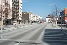 Voie de bus avenue de l'Union-Soviétique