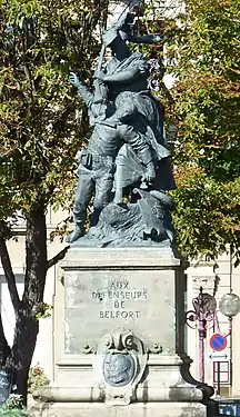 Quand même! à Belfort en 1884 (photo avant 2013).