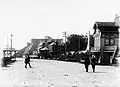 La terrasse Dufferin vers 1890. Au fond : la Citadelle de Québec.