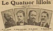 Le Quatuor Lillois dans L'Écho du Nord du 11 novembre 1922
