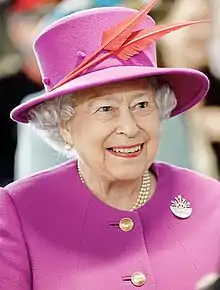 La reine Élisabeth II.