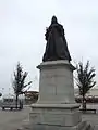 Statue de la reine Victoria sur la promenade de Southport.
