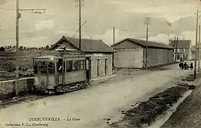 Le tramway à Querqueville