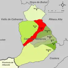 dans la comarque de la Canal de Navarrés.