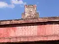 Palais de Quetzalpapalotl, un des acrotères du toit