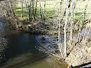 Le confluent de la Queue d'âne (arrivant de la droite) et de la Côle.