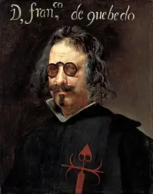 Description de l'image Quevedo (copia de Velázquez).jpg.