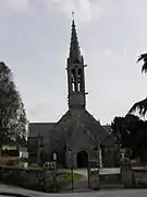 Quimper (Kerfeunteun) : l'église de la Trinité, la façade