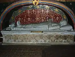 Tombeau de Mgr Nouvel de La Flèche dans la cathédrale de Quimper.