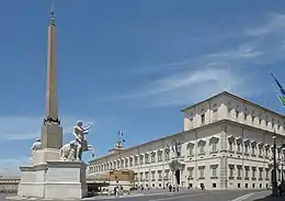 Palais du Quirinal, siège de la présidence de la République.