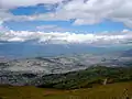Quito vue du volcan Guagua Pichincha.
