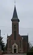 Façade de l'église.