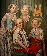 Antoine Raspal et sa famille.