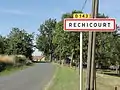Entrée de Réchicourt.