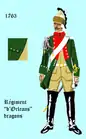 régiment d’Orléans dragons de 1763 à 1776