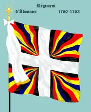 régiment d’Arbonnier de 1760 à 1763