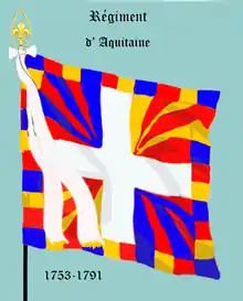 régiment d’Aquitaine de 1753 à 1791